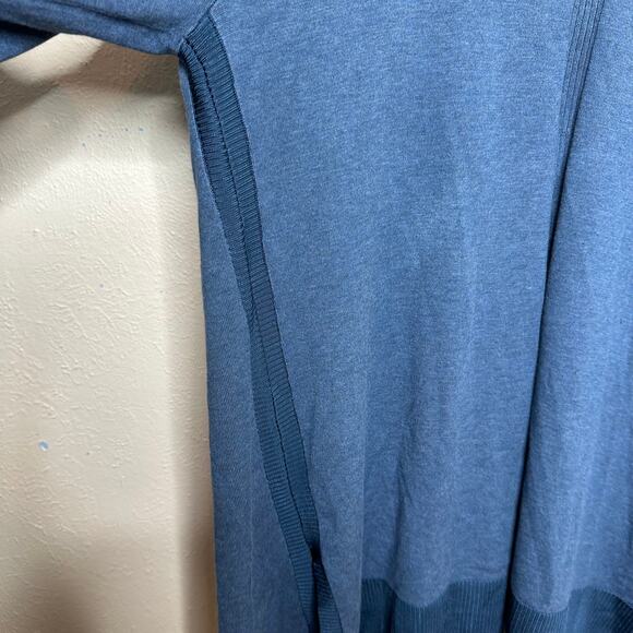 Chico's Woman's Open Drape Front Cardigan Size XL Blue Light Weight Soft - Picture 10 of 10